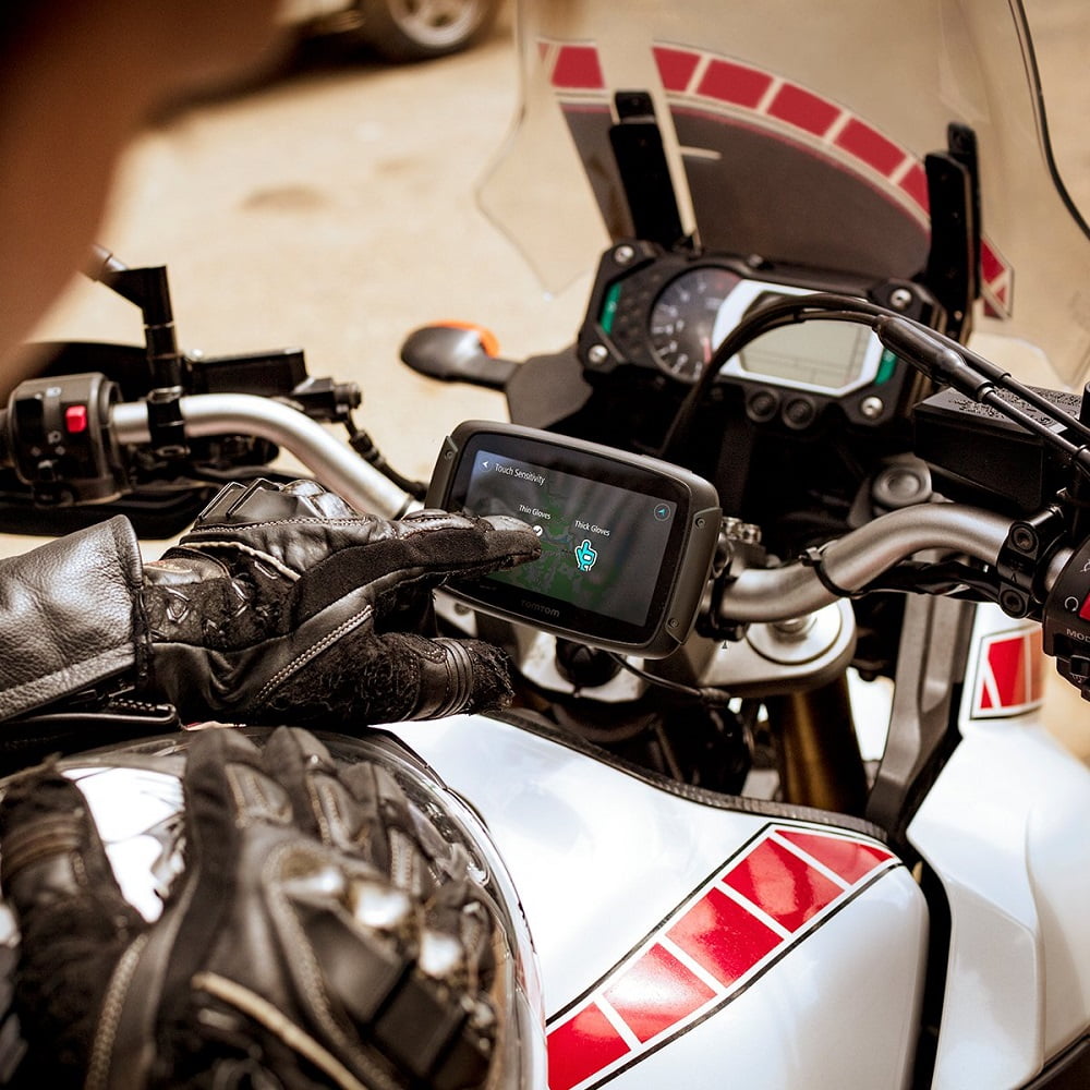 GPS para moto guantes