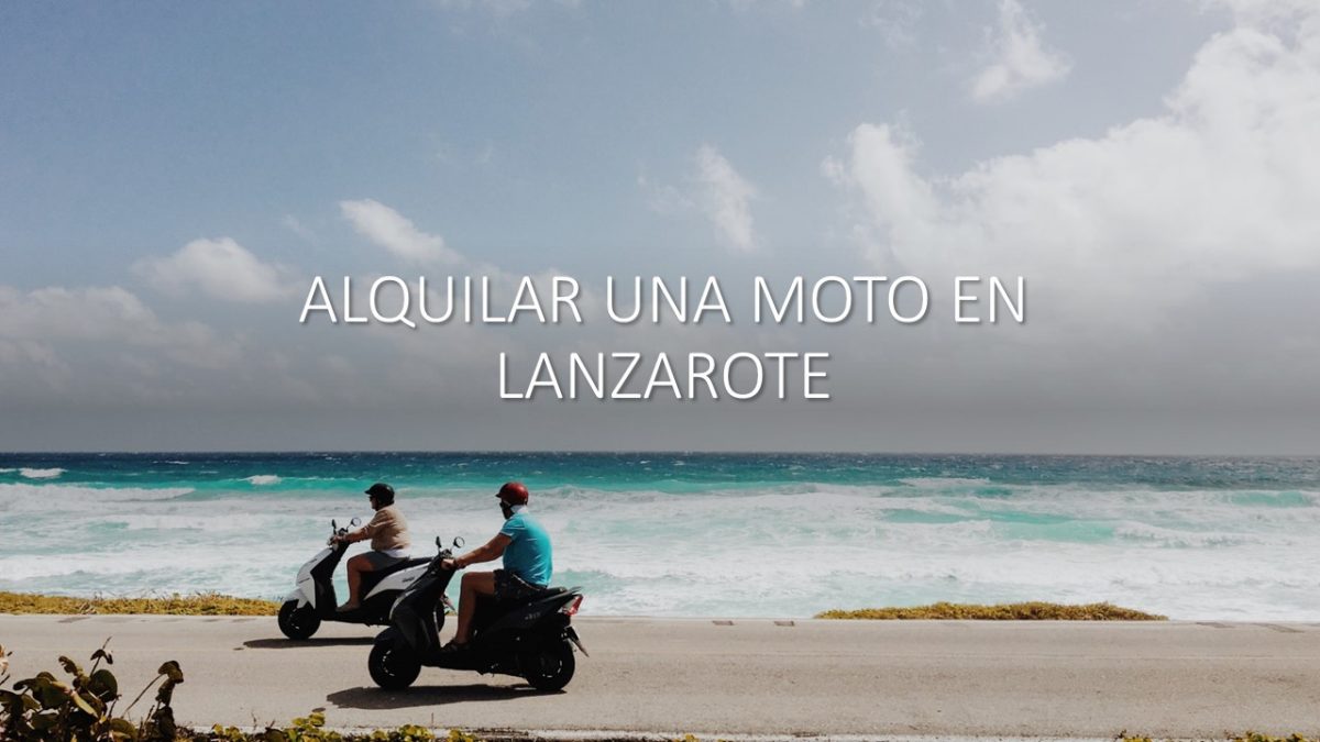 Alquiler moto Lanzarote