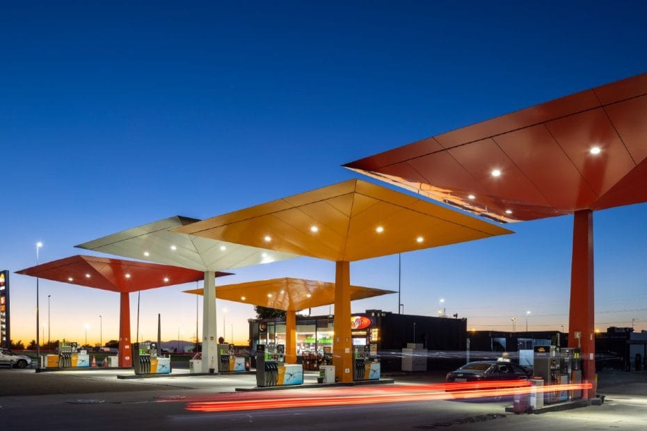 gasolinera de marca